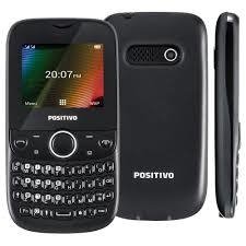 Celular Positivo P80 Preto com Dual Chip, Tela 2.0", Câmera, Rádio FM, MP3/MP4, Bluetooth e TV Analógica - Infotecline