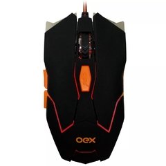 Mouse Gamer Oex Ranger Ms309 6 Botões, 5200Dpi