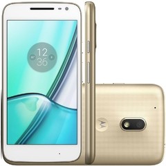 Smartphone Moto G 4 Play DTV XT1603 DOURADO Dual Chip Android 6.0 Tela 5'' 16GB Câmera 8MP