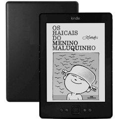 Kindle Branco com Wi-Fi, 4GB, Tela 6" Sensível ao Toque de Alta Definição e Bateria de Longa Duração