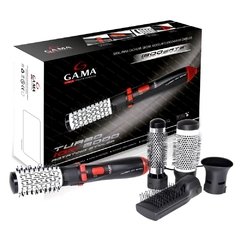 Escova Modeladora Gama Turbo ION 3000 Nano Silver Preta e Preto - ADM210 - AYADM210PTO1