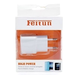 CARREGADOR Universal JC-3USB 5V 3A 3 portas USB AC carregador w / UE Plug - branco (100 ~ 240V) Feitun - comprar online