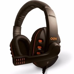 Headset Gamer Oex Action Hs200 Preto, Plug P2