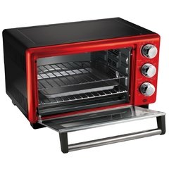 Forno Elétrico Oster Convection Cook Vermelho TSSTTV7118R-017 18L com 5 Funções Programáveis