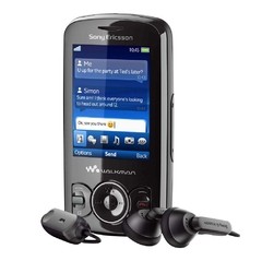 CELULAR ABRIR E FECHAR Sony Ericsson Spiro W100 Preto GSM, Câmera 2.0 MP, Rádio FM, MP3 e Bluetooth