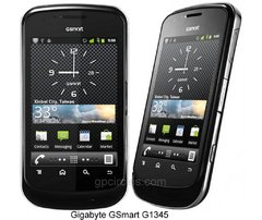 CELULAR Gigabyte GSmart G1310, processador de 528Mhz, Bluetooth Versão 2.1, Android 2.2.1 Froyo, Quad-Band 850/900/1800/1900