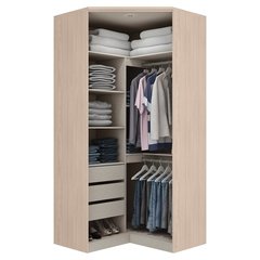 Guarda-roupa Canto Closet Henn Diamante 2 Portas - comprar online