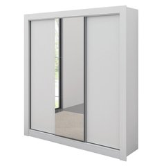 Guarda-roupa 3 Portas de Correr com Espelho Supremo