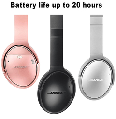 Fone de ouvido sem fio Bose QuietComfort 35 II QC35 Bluetooth com cancelamento ativo de ruído - Infotecline