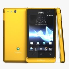 Celular Sony Xperia Advance, processador de 1Ghz Dual-Core, Bluetooth Versão 3.0, Android 4.1.2 Jelly Bean, Quad-Band 850/900/1800/1900