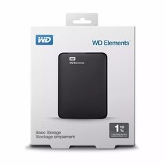 HD Externo Portátil Western Digital Elements 1TB Preto