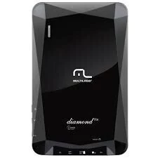 TABLET MULTILASER DIAMOND LITE NB042 COM TELA 7", 4GB, CÂMERA 1.3MP, SLOT PARA CARTÃO, WI-FI, SUPORTE À MODEM 3G E ANDROID 4.0 - PRETO - loja online