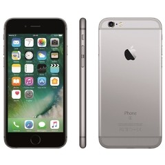 IPHONE 6S APPLE COM 16GB E TELA 4,7" HD COM 3D TOUCH, IOS 9, SENSOR TOUCH ID, CÂMERA ISIGHT 12MP, WI-FI, 4G, GPS, BLUETOOTH CINZA ESPACIAL - comprar online