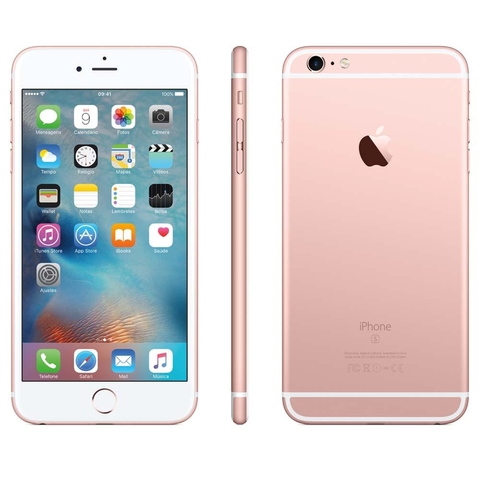 iPhone 6s Plus Apple com 64GB, Tela 5,5" HD com 3D Touch, iOS 9, Sensor Touch ID, Câmera iSight 12MP, Wi-Fi, 4G, GPS, Bluetooth - Ouro Rosa