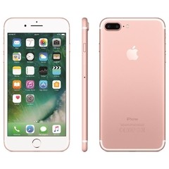 IPHONE 7 APPLE PLUS COM 256GB ROSA, TELA RETINA HD DE 5,5", IOS 10, DUPLA CÂMERA TRASEIRA, RESISTENTE À ÁGUA, WI-FI, 4G LTE E NFC