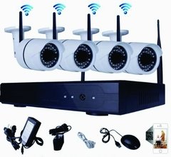 Kit Nvr Hd Jortan 4 8806ZL3-4 Câmeras Fullhd Internet Wifi, sem fio. na internet