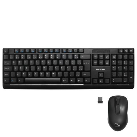 Teclado e Mouse Sem Fio Multilaser Tc162