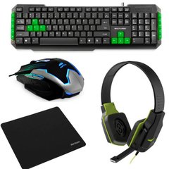 Teclado TC201 + Mouse MO208 + Headphone PH146 + MousePad