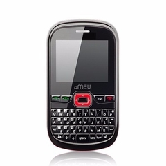 Celular MEU SN45 Dual Chip, TV Analógica, Câmera 1.3MP, Cartão 2GB Preto/Vermelho na internet