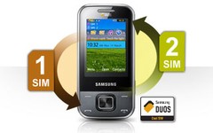 SAMSUNG DUOS GT-C3752 DUAL CHIP, WI-FI, BLUETOOTH, TELA 2,4", CAMERA 3.1MP, RADIO FM, MP3 PLAYER