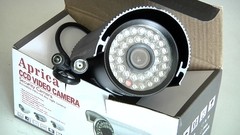 Câmera de segurança 3,6mm. Sistema NTSC-4000 TVL - Alimentação DC12V APRICA-7077 na internet