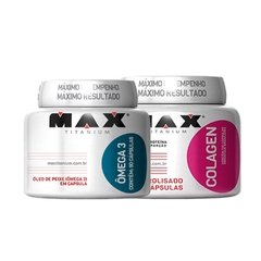 Colágeno 500 - 100 Cápsulas - Hidrolisado - Max Titanium - 2 unidades