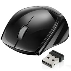 Mouse Sem Fio Multilaser Mo138 Preto, 3 Botões, Nano Receiver