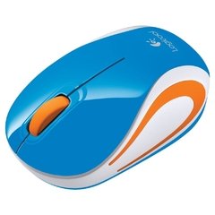 Mini Mouse Sem Fio Logitech M187 Azul