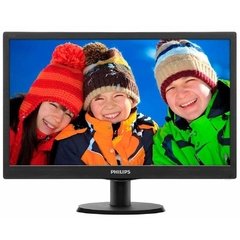 Monitor LED 18,5" Philips 193V5LSB2 Widescreen, VGA - Preto