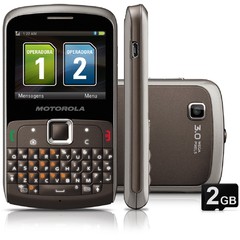 MOTOROLA EX115 MOTOKEY CINZA C/ CÂMERA 3MP, DUAL CHIP, MP3, FM, BLUETOOTH,