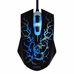 Mouse Gamer Oex Ms300 Preto, 6 Botões e Scroll na internet