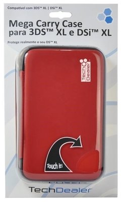 Case Tech Dealer Vermelho Para 3ds Xl