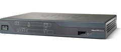 ROTEADOR REDE IP ETHERNET SECURITY CISCO 250X325X45CM3 1.95KG PN: CISCO 881-K9 - 7 unidades