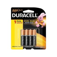 Pilha Alcalina Aaa Palito Mn2400 C/ 04 - Duracell