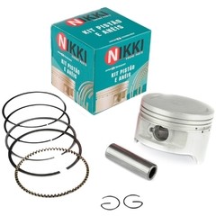 Pistão Kit Com Aneis DA NIKKI ENGINE PARTES Honda Lead110 0,25 COMPáTIVEL