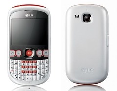 CELULAR DESBLOQUEADO LG C300 BRANCO/LARANJA QWERTY, CÂMERA 2MP, RÁDIO FM, MP3, BLUETOOTH, FONE E CARTÃO 2GB