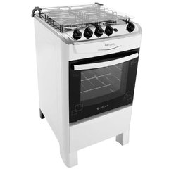 Fogão Atlas 4 Bocas Fastcook com Top Control e Queimadores Família - Branco