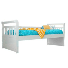 Cama Infantil Carolina Júlia 1291 188x88x15 cm MDF Branco