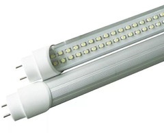 LAMPADA TUBULAR LED, RT8B 18W 1.2 MT TRANPARENTE BRANCO FRIO