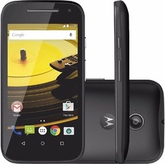 SMARTPHONE MOTOROLA MOTO E XT- 1523 2ª GERAÇÃO DTV COLORS DUAL CHIP ANDROID 5.0 TELA 4.5" 16GB 4G CÂMERA 5MP - PRETO