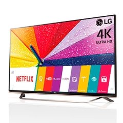 Smart TV 3D LED 60" Ultra HD 4K LG 60UF8500 com Sistema webOS, Wi-Fi, Painel IPS, Entradas HDMI e USB, Controle Smart Magic e 4 Óculos 3D