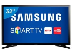 Smart TV LED 32" HD Samsung 32J4300 com Connect Share Movie, Screen Mirroring, Wi-Fi, Entradas HDMI e Entrada USB