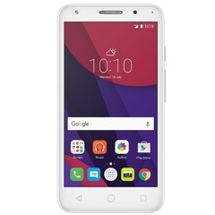 Smartphone Alcatel Pixi4 5" 5045J Metallic com Dual Chip, Memória 8GB + 16GB, Câmera 8MP, Internet Rápida 4G, Android 6.0 e Processador Quad Core