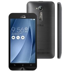 Celular Asus Zenfone Go ZC500TG 16GB preto, processador de 1.3Ghz Quad-Core, Bluetooth Versão 4.0, Android 5.1.1 Lollipop, Quad-Band 850/900/1800/1900 na internet