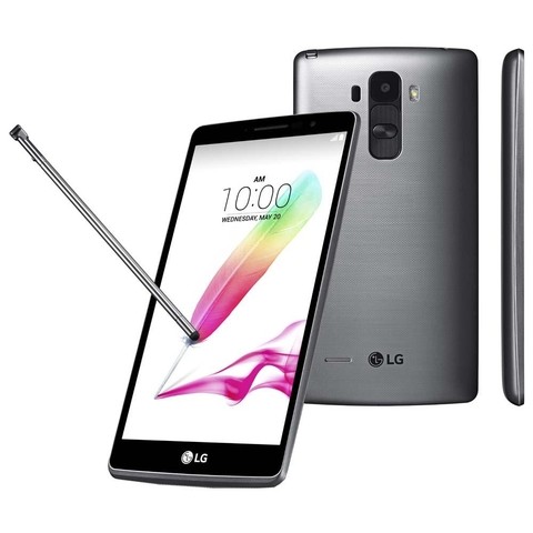 SMARTPHONE LG G4 STYLUS HDTV H540T grafite TELA DE 5.7", ANDROID 5.0, TV DIGITAL, CÂMERA 13MP E PROCESSADOR OCTA CORE DE 1.3 GHZ