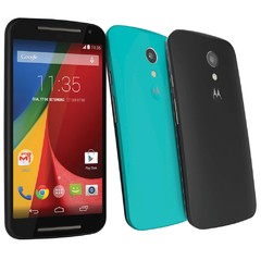 Smartphone Moto G 4G Colors (2ª Geração) XT-1078 Preto com Tela de 5'', 16GB, Dual Chip, Android 5.0, Wi-Fi, Câmera 8MP e Processador Quad-Core - comprar online