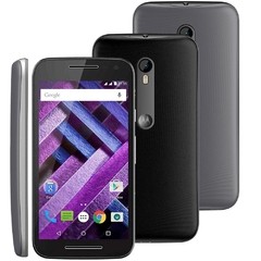 Smartphone Motorola Moto G 3ª Geração Turbo XT1556 PRETO 16GB, Tela de 5'', Dual Chip, Android 5.1, 4G, Câmera 13MP, Processador Octa-Core - comprar online