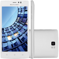 SMARTPHONE MULTILASER MS60 COLORS DUAL P9005 branco- ANDROID 5.1, MEMÓRIA INTERNA 16GB, CÂMERA 13MP + 2 CAPAS E 1 MICROSD 16GB