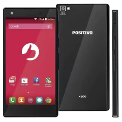 Celular Positivo Octa X800, processador de 1.4Ghz Octa-Core, Bluetooth Versão 4.0, Android 5.1 Lollipop, Quad-Band 850/900/1800/1900 na internet