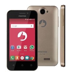 Smartphone Positivo S420 Dourado com Dual Chip, Tela 4", Android 5.1, Câmera 3.2MP, 3G, Wi-Fi, Bluetooth e Processador Dual Core de 1.3Ghz - comprar online